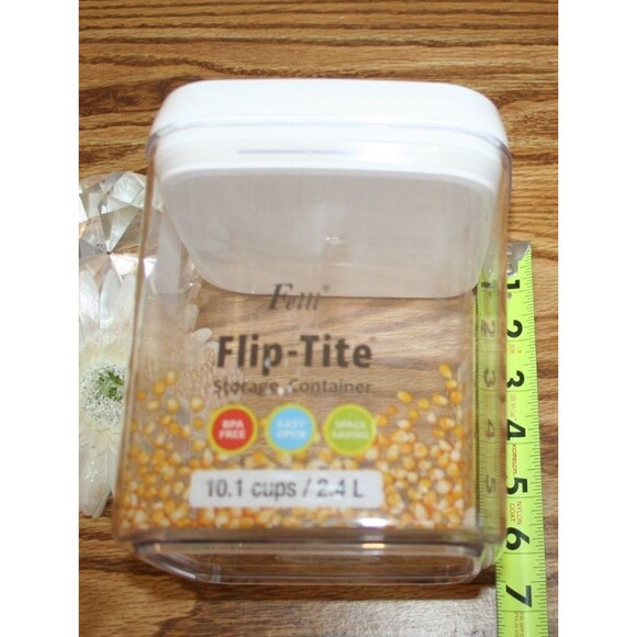 Felli Flip Tite Airtight Food Storage Container Lock Lid Kitchen 2.4 L 10.1 Cup - Picture 4 of 4